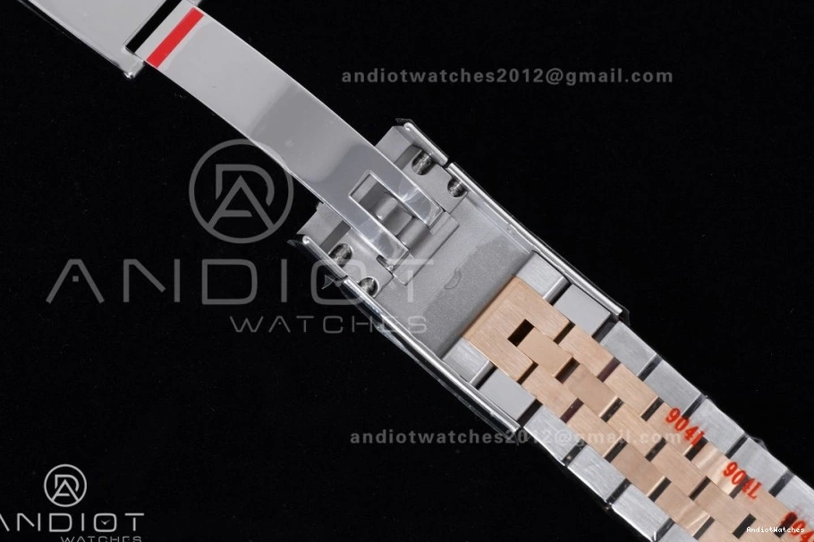 41 on SS Jubilee 591 126331 904L DateJust RG SH RG Steel Bracelet Best 1:1 Clean Premium Dial Edition Diamonds 1229